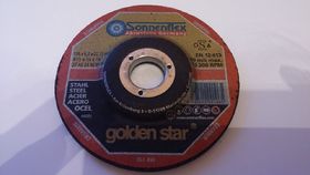 Абразивен диск за шлайфане на метал Sonnenflex Golden Star SF00106 диаметър 115 мм 