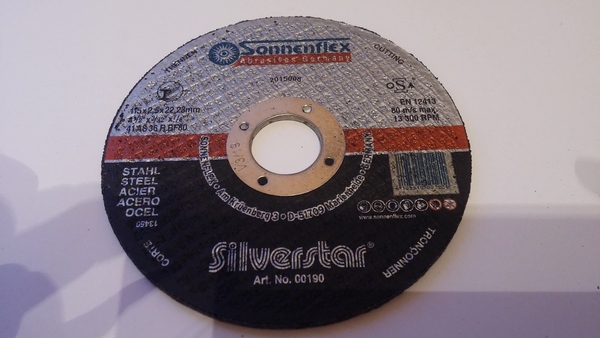 Абразивен диск за рязане на метал Sonnenflex Silverstar SF00190 диаметър 115 мм 