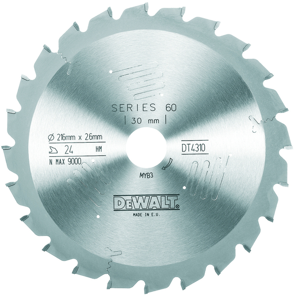 Циркулярен диск за дърво Dewalt DT4323 диаметър 250мм .