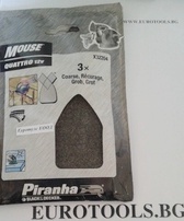 Шкурка за полиране и отстраняване на ръжда,  Piranha Black&Decker X32204 - 3 бр шкурки в комплект. 
