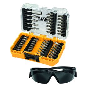 Комплект накрайници, битове и предпазни очила Dewalt DT70703 47 части