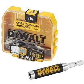 Комплект магнитен адаптор и битове Dewalt DT71511 15 части