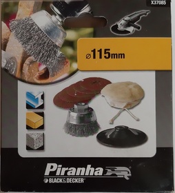 Комплект за шлайфане и полиране Black&Decker Piranha X37085