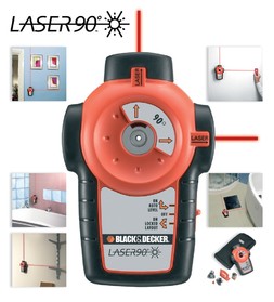Лазерен нивелир автоматичен на 90 градуса 9 V Black&Decker LZR5