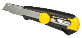 Нож макетен метален Stanley 0-10-418 18 мм с чупещо се острие