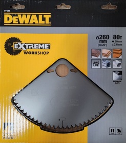 Циркулярен диск за алуминий и пластмаси Dewalt DT4280  260 x 30 мм 
