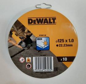 Диск за рязане метал и инокс Dewalt DT3507 125 x 1 мм