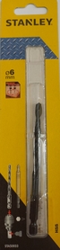 Свредло с шестограмна опашка за метал HSS с диаметър 6 мм на Stanley STA50033, 1 бр