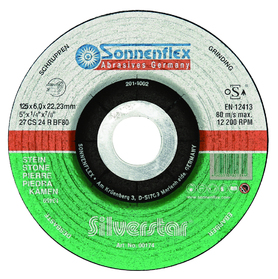 Абразивен диск за шлайфане на камък Sonnenflex Silverstar SF00173 диаметър 115 мм 