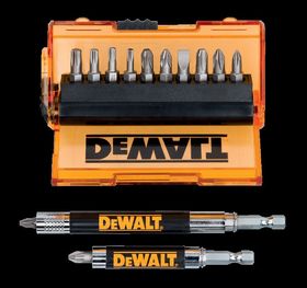 Комплект накрайници за винтоверт и 2 бр. магнитни удължители Dewalt DT71502 14 части