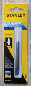Ножчета за прободен трион за метал, Stanley, STA22032 , 76мм,  дебелина 0,2-1 мм, T захват, 2 бр.