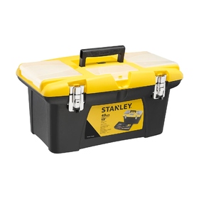 Пластмасов куфар за инструменти с подвижна табла и метални закопчалки Stanley 1-92-908 22"