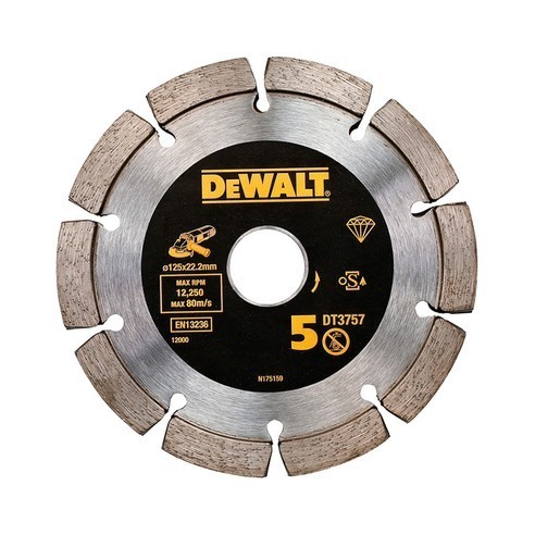 Диамантен диск двоен за рязане Dewalt DT3757 диаметър 125 х 22.2 мм