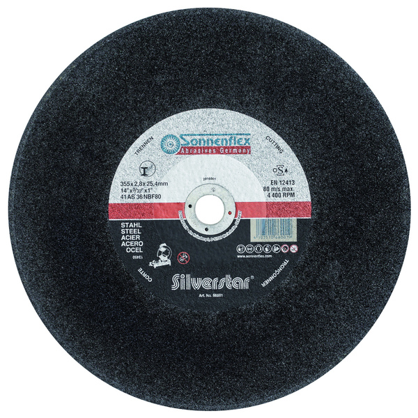Абразивен диск за рязане на метал Sonnenflex SF66001  355 x 2.8 x 25.4 мм 