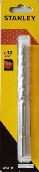 Свредло за зидария с цилиндрична опашка с диаметър 12 мм на Black&Decker Stanley STA53125
