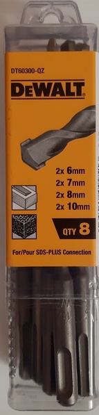 Свредла за бетон SDS-Plus Dewalt DT60300 8 бр.
